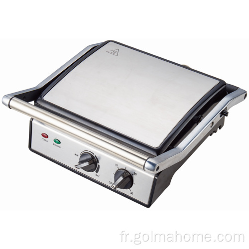 Plaque détachable à 180 degrés Contact Grill Sandwich Maker Electric Grand Taille Contact BBQ Grill